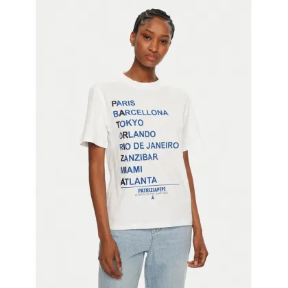 Zdjęcie Patrizia Pepe T-Shirt 8M1687/J261-W103 Biały Regular Fit