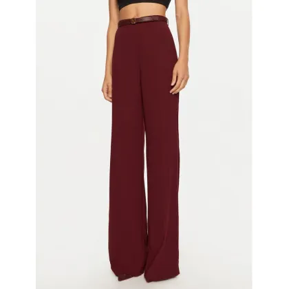 Zdjęcie Elisabetta Franchi Spodnie materiałowe PA-061-47E2-V300 Bordowy Regular Fit