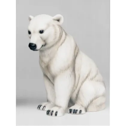 Picture A unique ceramic polar bear - Il Gattopardo