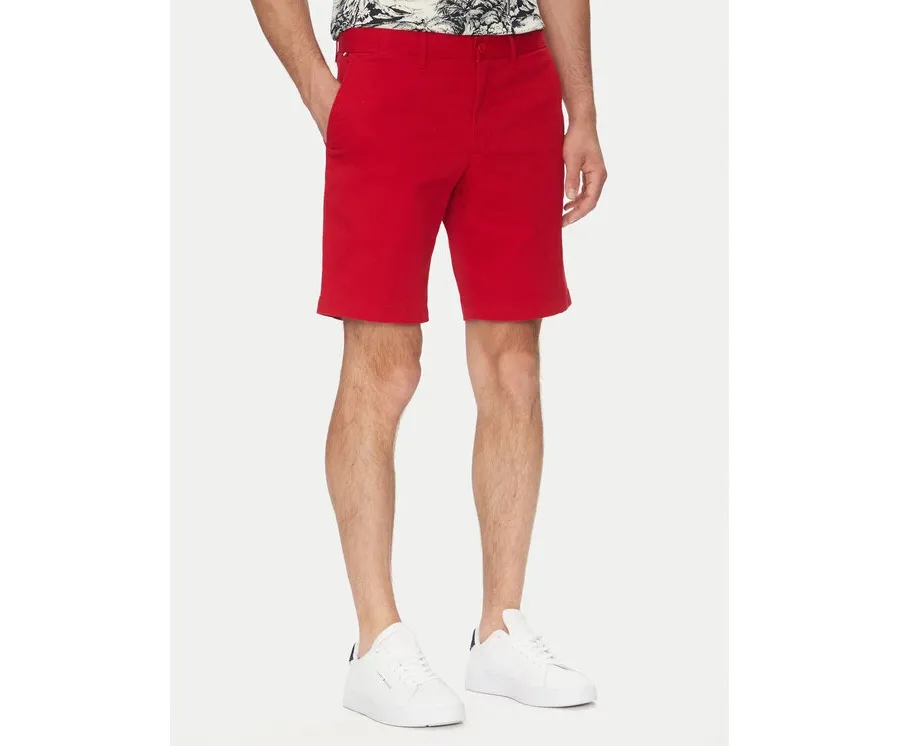 obrazek 1 Tommy Hilfiger Szorty materiałowe Brooklyn MW0MW23563 Czerwony Regular Fit