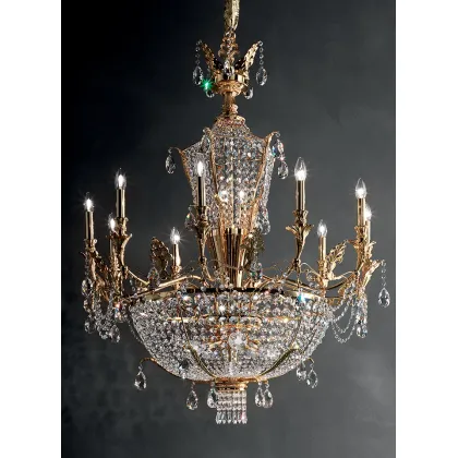 Zdjęcie Niezwykły włoski żyrandol w stylu klasycznym