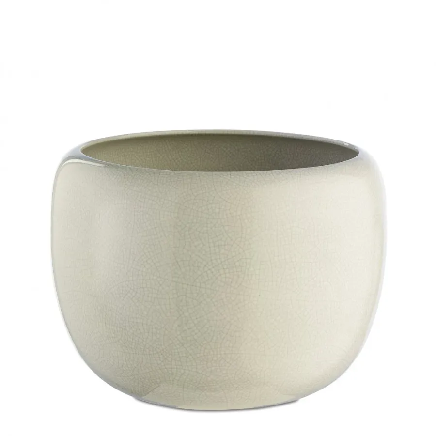 obrazek 1 Duża donica z glazurowanej ceramiki H.36xL.50xD.Int.39 cm