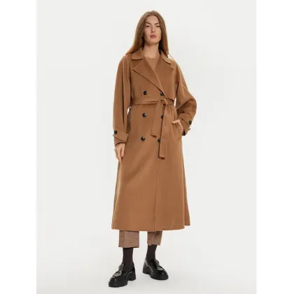 Zdjęcie Tommy Hilfiger Płaszcz wełniany WW0WW45919 Brązowy Oversize