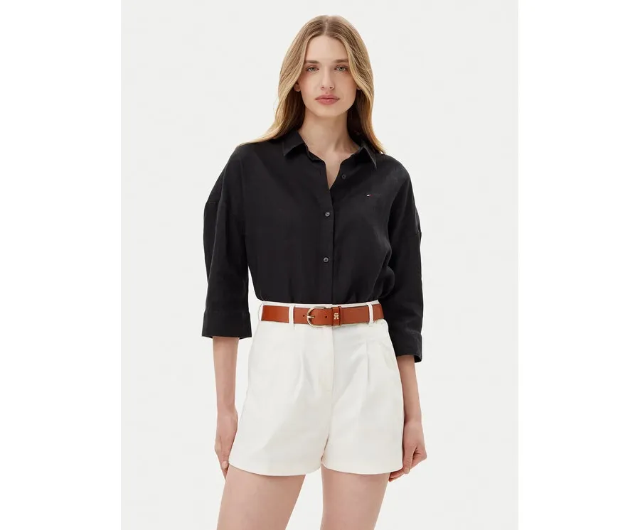 obrazek 1 Tommy Hilfiger Koszula WW0WW46169 Czarny Loose Fit