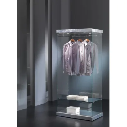 Picture Exclusive display case made of eco-leather and tempered glass