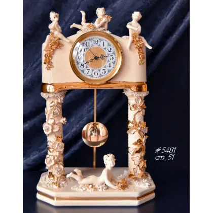 Zdjęcie Unikalny zegar dekoracyjny z ceramiki na biurko