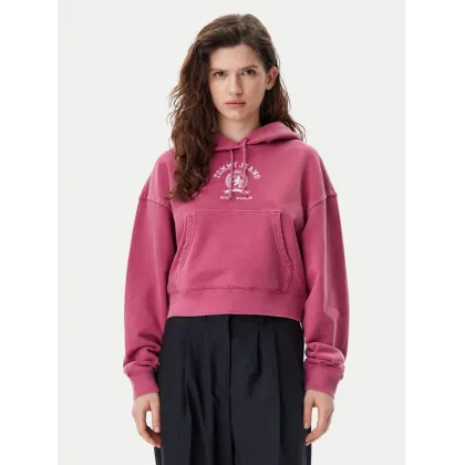 Zdjęcie Tommy Jeans Bluza Varsity DW0DW20311 Różowy Boxy Fit