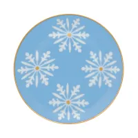 Picture A small round Flocos plate with a Christmas decoration - Vista Alegre