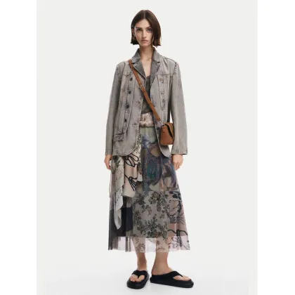 Zdjęcie Desigual Koszula jeansowa Dublin 24WWED42 Szary Regular Fit