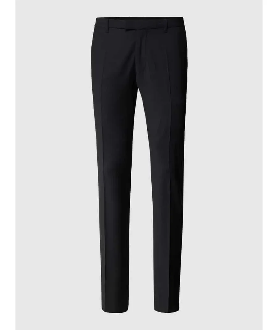 obrazek 1 Spodnie do garnituru o kroju slim fit z dodatkiem streczu model ‘Piet’ — ‘Drynamic’