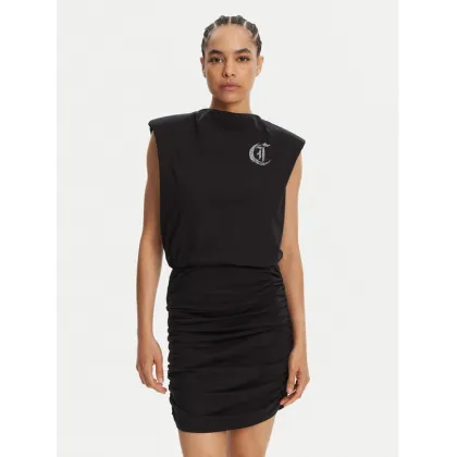 Zdjęcie Just Cavalli Sukienka codzienna 78PAOE11 Czarny Regular Fit