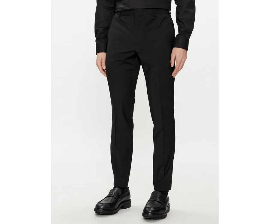 obrazek 1 Calvin Klein Spodnie materiałowe Modern K10K112936 Czarny Slim Fit