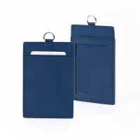 Zdjęcie Stylowe etui ze skóry na identyfikator dla firm