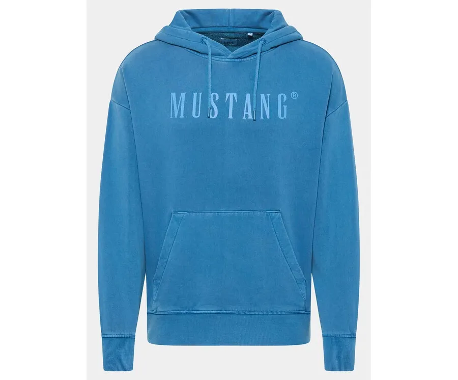 obrazek 1 Mustang Bluza Eden 1014786 Niebieski Regular Fit