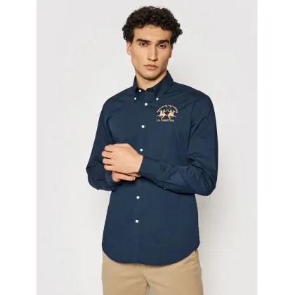 Zdjęcie La Martina Koszula Poplin CCMC01 PP003 Granatowy Regular Fit