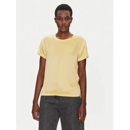 Zdjęcie ViCOLO Bluzka TD0007 Żółty Relaxed Fit