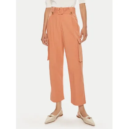 Zdjęcie TWINSET Spodnie materiałowe 241TT2052 Pomarańczowy Loose Fit