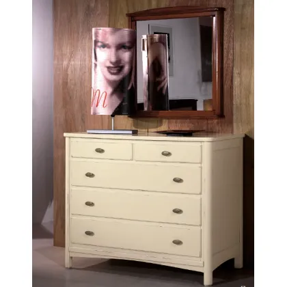 Zdjęcie Włoskie lustro w drewnianej ramie - Fratelli Mirandola