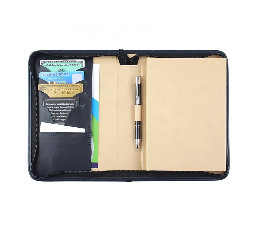 obrazek 2 Włoski skórzany organizer, planer, kalendarz - cm 17x24