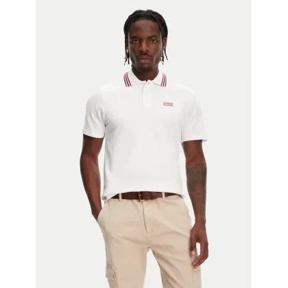 Zdjęcie Hunter Polo Noris SS HARM0037242 Biały Regular Fit