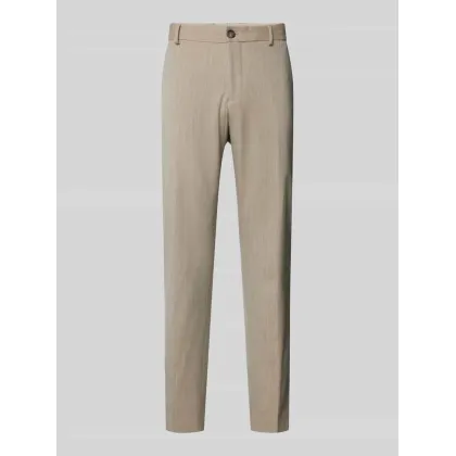 Zdjęcie Spodnie do garnituru o kroju slim fit z kieszeniami z tyłu model ‘PETER’