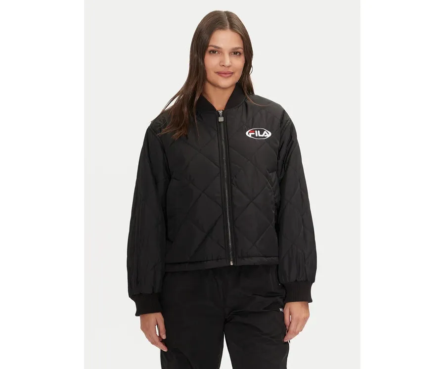 obrazek 1 Fila Kurtka bomber Lunde FAW0896 Czarny Loose Fit