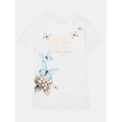 Zdjęcie Guess T-Shirt J5RI33 K6YW4 Biały Regular Fit