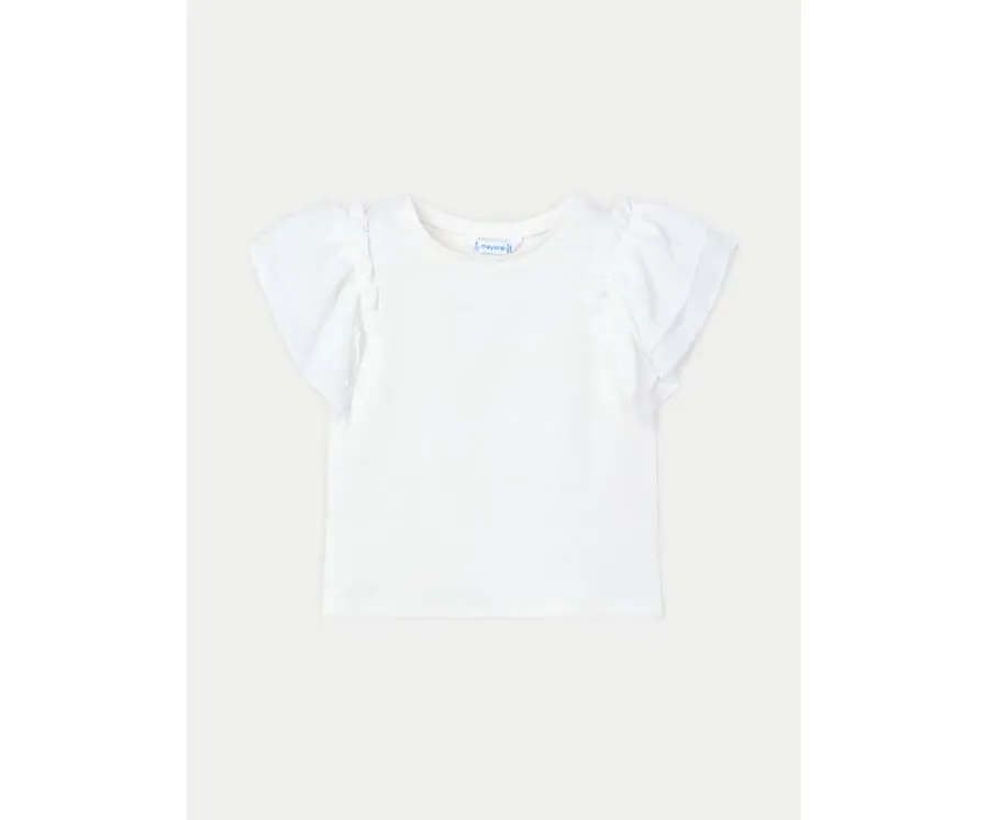 obrazek 1 Mayoral T-Shirt 3013 Écru Regular Fit