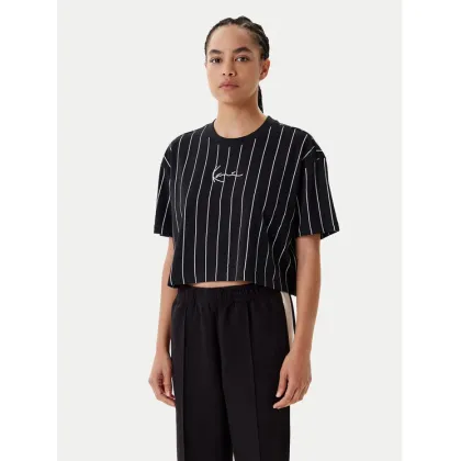 Zdjęcie Karl Kani T-Shirt Small Signature Essential Pinstripe 6137880 Czarny Relaxed Fit