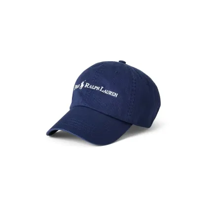 Zdjęcie Polo Ralph Lauren czapka z daszkiem bawełniana Sport Cap kolor granatowy gładka 710958055
