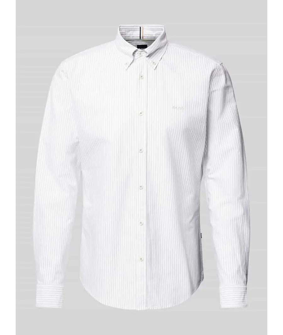 obrazek 1 Koszula casualowa o kroju regular fit z kołnierzykiem typu button down model ‘Roan’