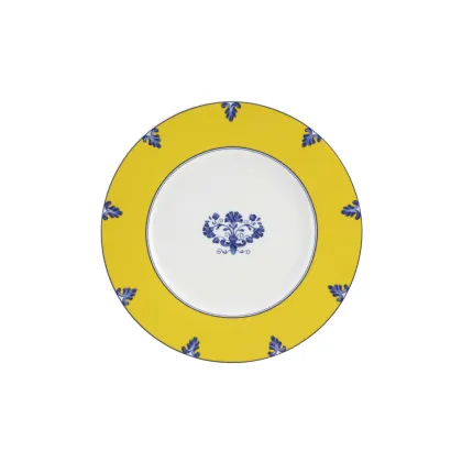 Zdjęcie Stylowy porcelanowy talerz-półmisek z motywem inspirowanym haftem Castelo Branco - Vista Alegre