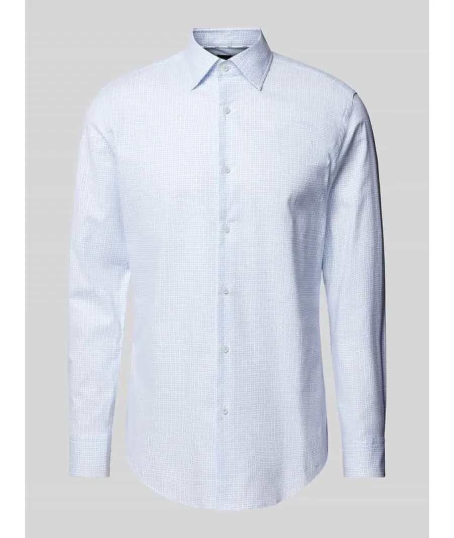 obrazek 1 Koszula biznesowa o kroju slim fit z kołnierzykiem typu kent model ‘Hank’