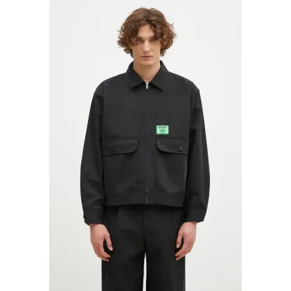 Zdjęcie NEIGHBORHOOD kurtka NEIGHBORHOOD X Dickies . Zip Work Jacket męska kolor czarny przejściowa 242VFDKN.JKM01