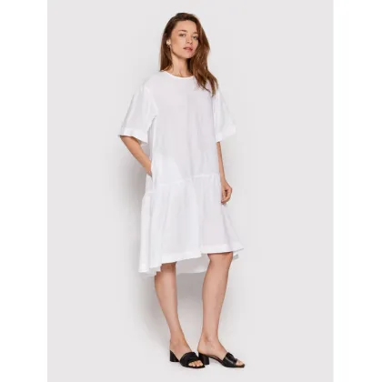 Zdjęcie Cappellini Sukienka codzienna M02305T0 01617 Biały Relaxed Fit