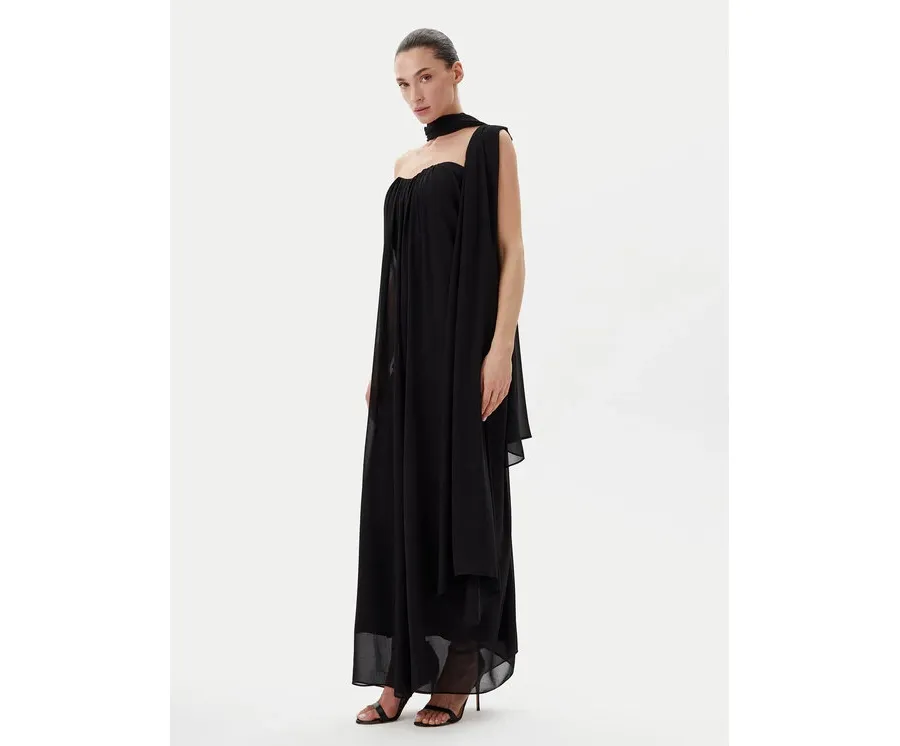 obrazek 1 Eleh Sukienka wieczorowa ESS250187 Czarny Regular Fit
