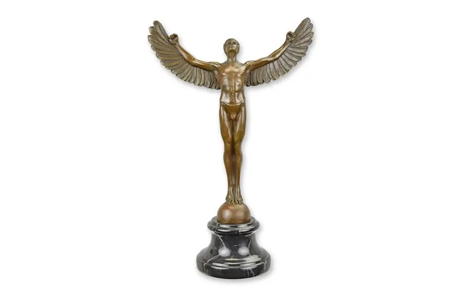 obrazek 1 Luksusowa rzeźba z przedstawieniem Ikara wykonana z brązu
