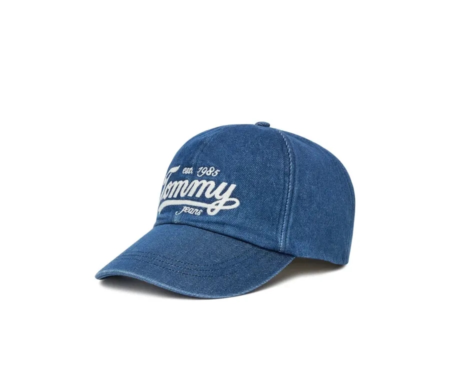 obrazek 1 Tommy Jeans Czapka z daszkiem Archive Script AM0AM13565 Niebieski