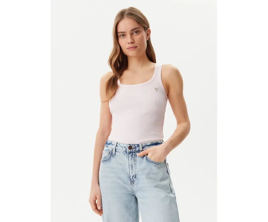 obrazek 1 Guess Top V4YP06 K8RT2 Różowy Regular Fit