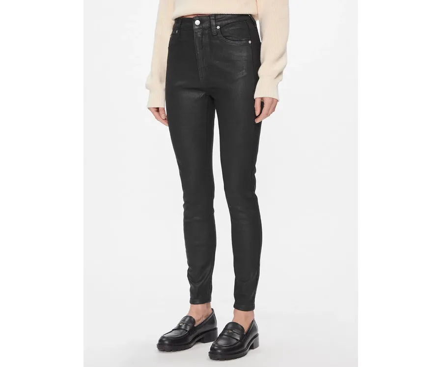obrazek 1 Calvin Klein Jeans Jeansy J20J222135 Czarny Skinny Fit