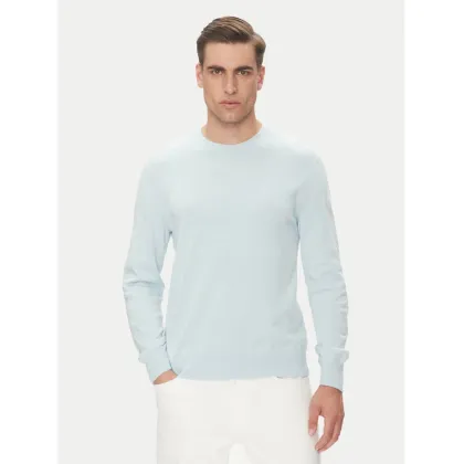 Zdjęcie Calvin Klein Sweter LV040BM343 Niebieski Regular Fit
