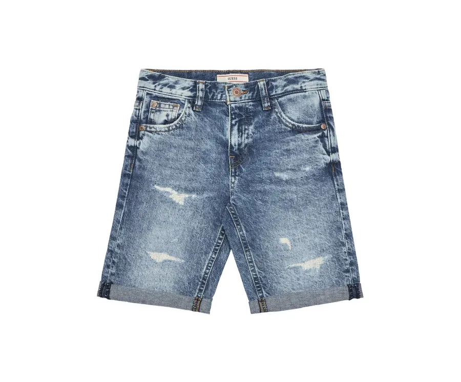 obrazek 1 Guess Szorty jeansowe L5GD00 D41E0 Niebieski Regular Fit