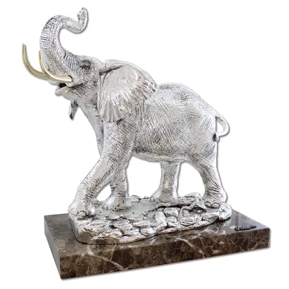 Zdjęcie Statuetka na biurko - Słoń na szczęście!