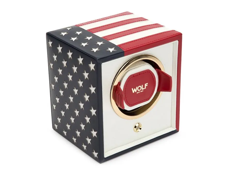 obrazek 1 Wyjątkowy pojedyńczy rotomat Navigator USA Flag na zegarek