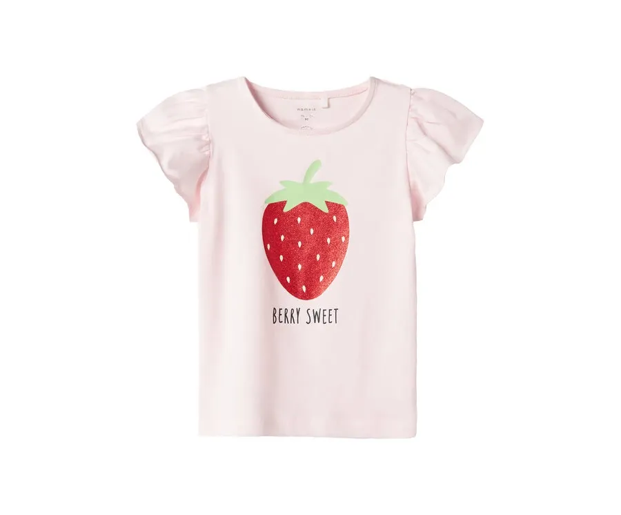 obrazek 1 NAME IT T-Shirt Folly 13241045 Różowy Standard Fit