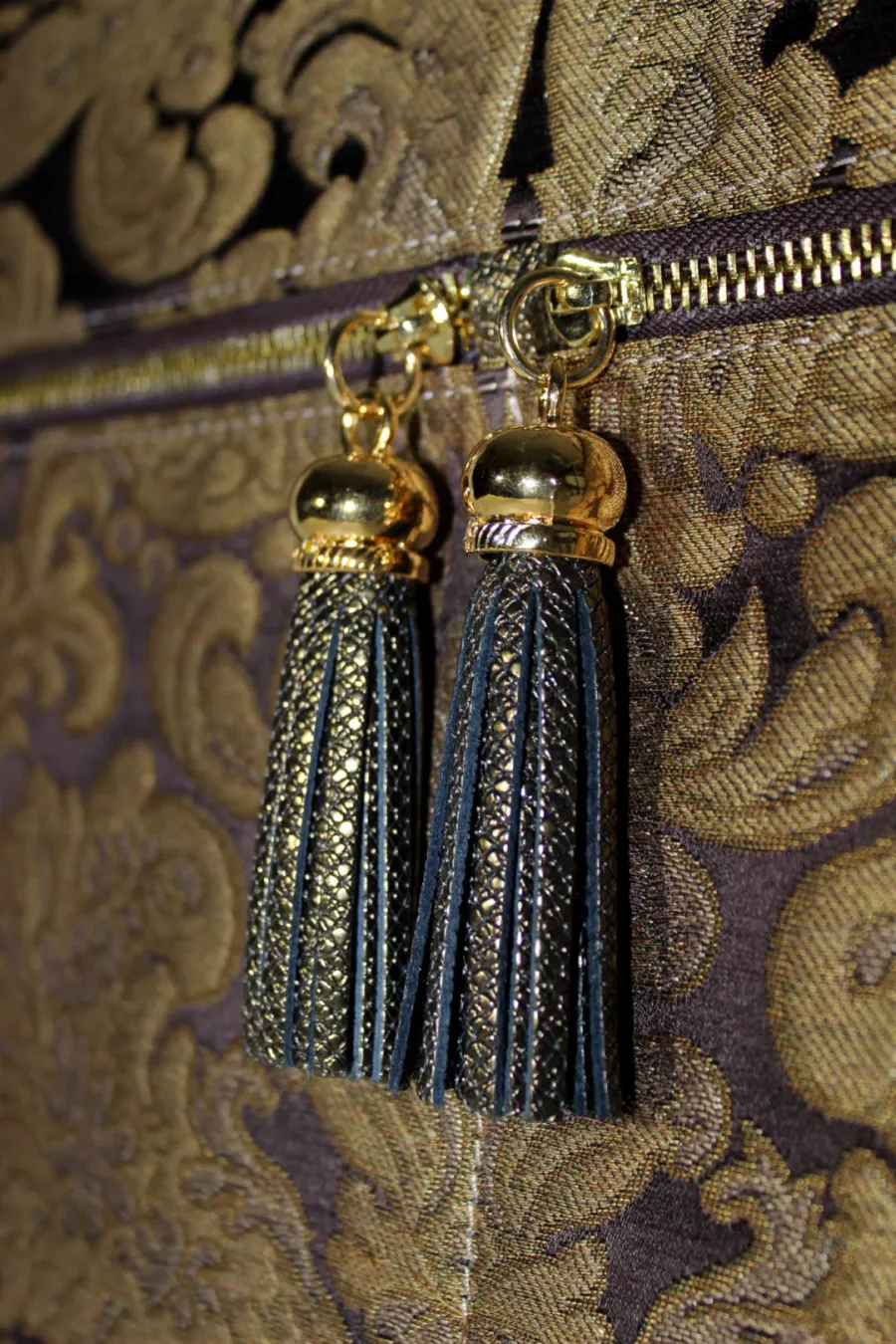 obrazek 5 Cudowna skórzana torebka z ozdobnym wzorem - Terrida