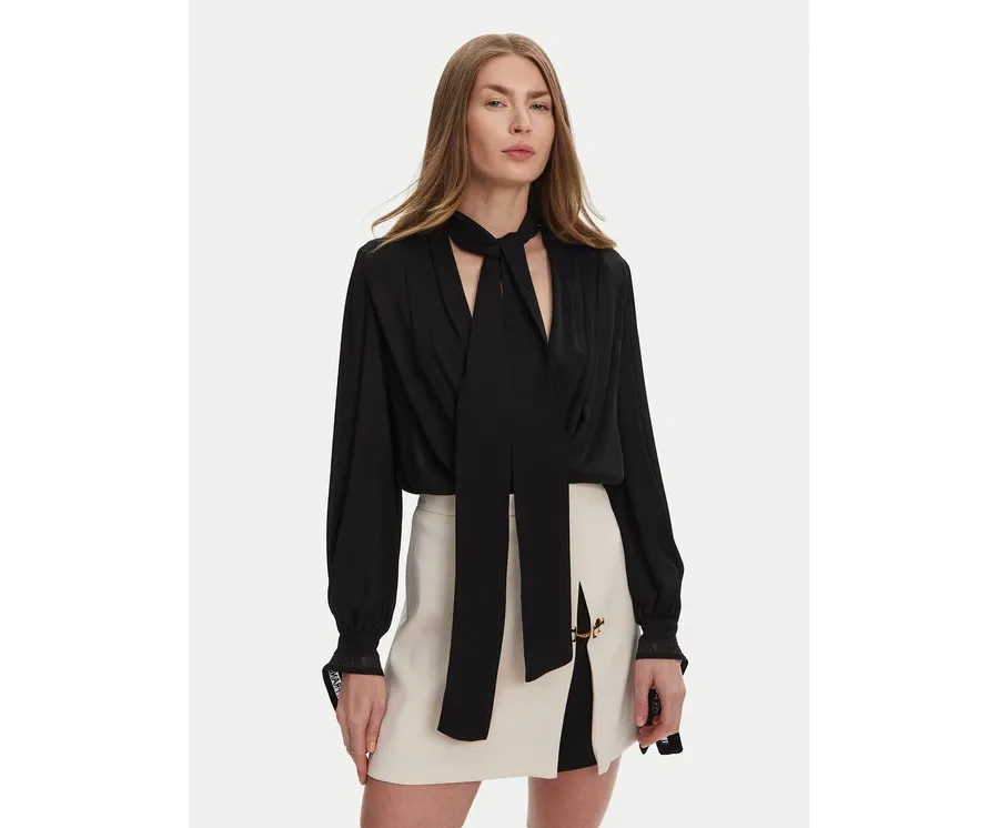 obrazek 1 Elisabetta Franchi Body CB-006-51E2 Czarny Regular Fit