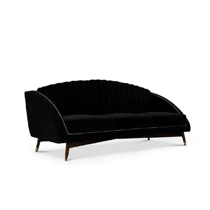 Picture A sophisticated upholstered sofa for stylish interiors - Ottiu