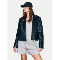 Zdjęcie Noisy May Kurtka z imitacji skóry Rocket 27032993 Czarny Regular Fit