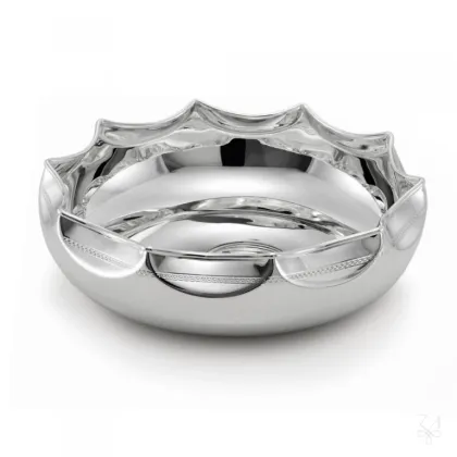 Zdjęcie Oryginalna srebrna miska o wyjątkowym kształcie - Zaramella Argenti